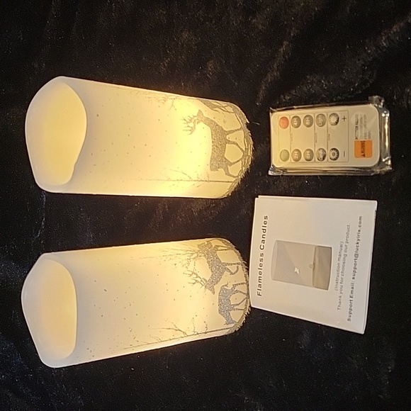LED Flameless Christmas Candles with Remote-New In Box - Picture 11 of 12